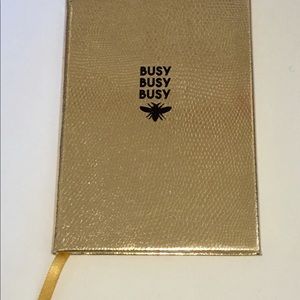 8 OAK LANE BUSY BUSY BEE GOLD UNLINED NOTEBOOK NWOT
